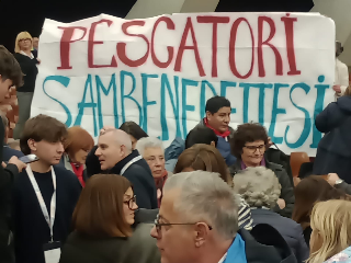 Duecento pescatori sambenedettesi da Papa Francesco con il Vescovo Palmieri